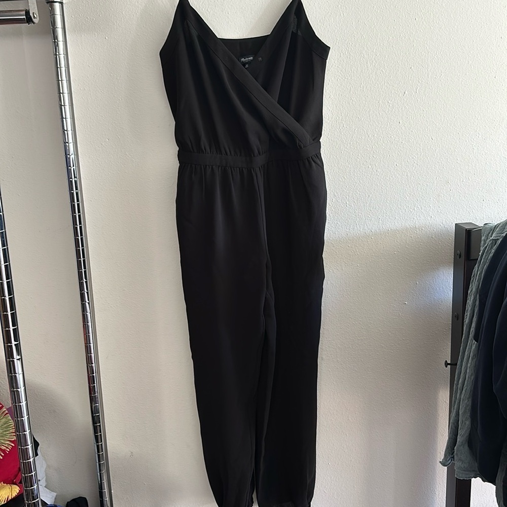 Madewell jumpsuit black size xs